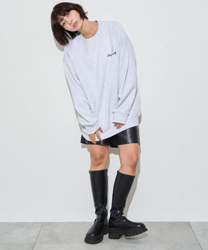 アッシュグレー　モデル:160cm L着用