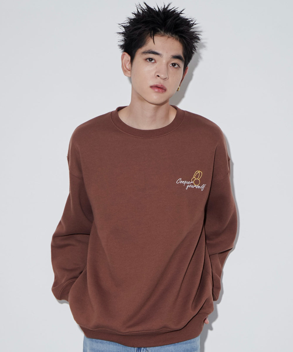 ブラウン　モデル：180㎝　L着用