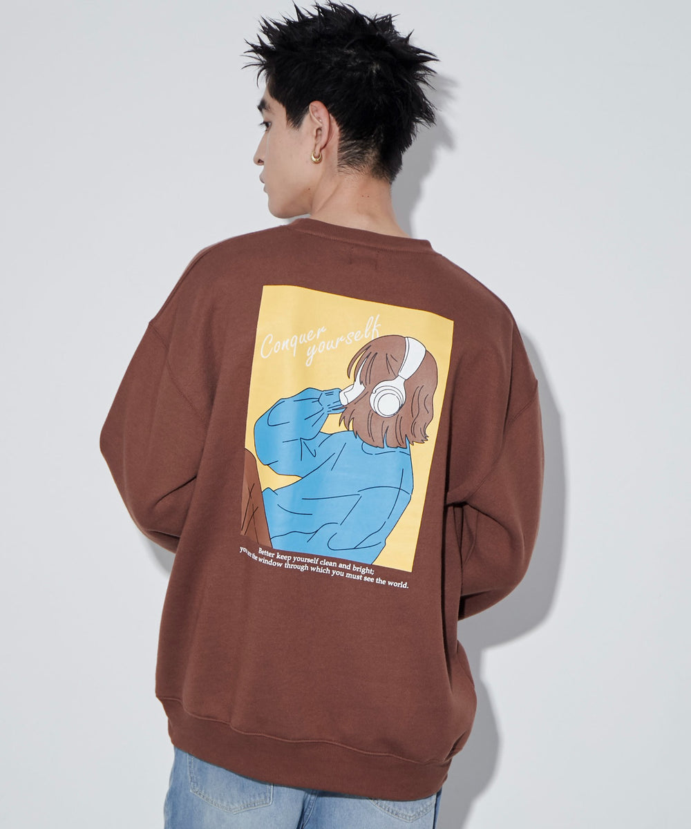 ブラウン　モデル：180㎝　L着用