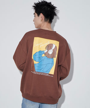 ブラウン　モデル：180㎝　L着用