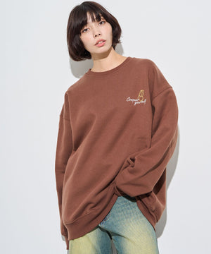 ブラウン　モデル:160cm L着用