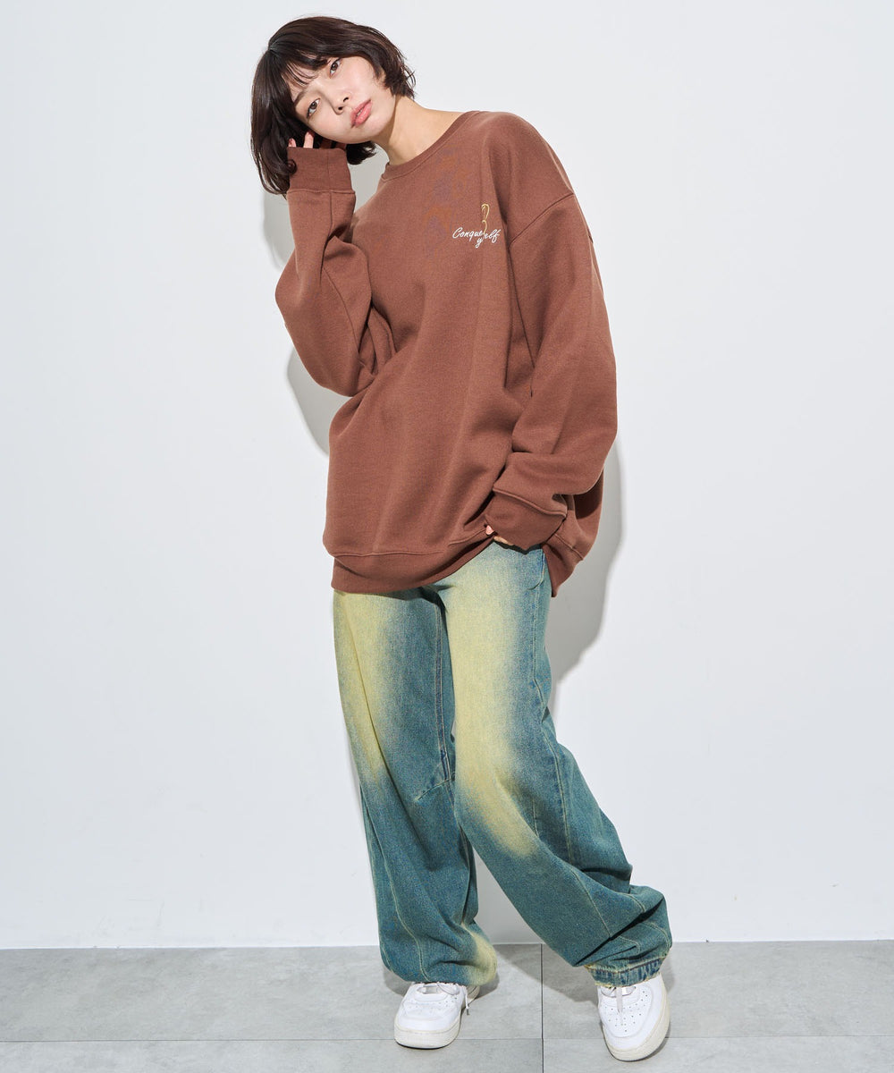 ブラウン　モデル:160cm L着用