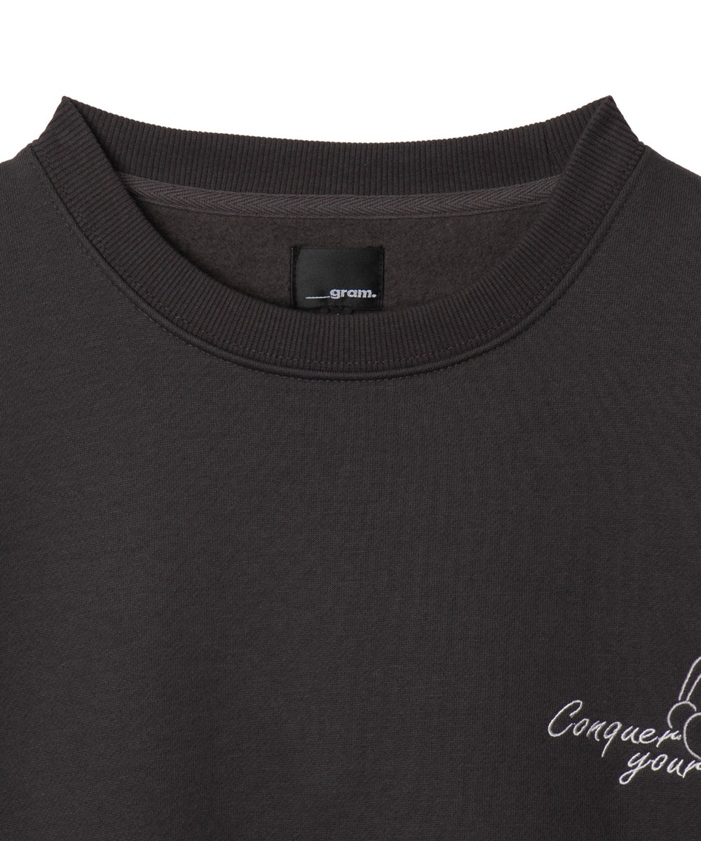 ガールイラストグラフィックプルオーバー