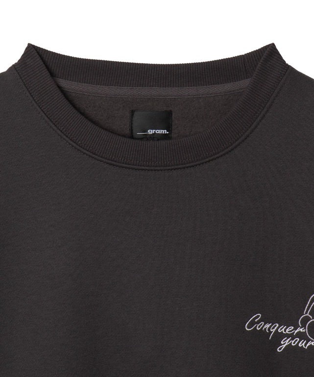 ガールイラストグラフィックプルオーバー