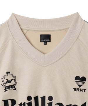 フェイクスウェードグラフィックプルオーバー