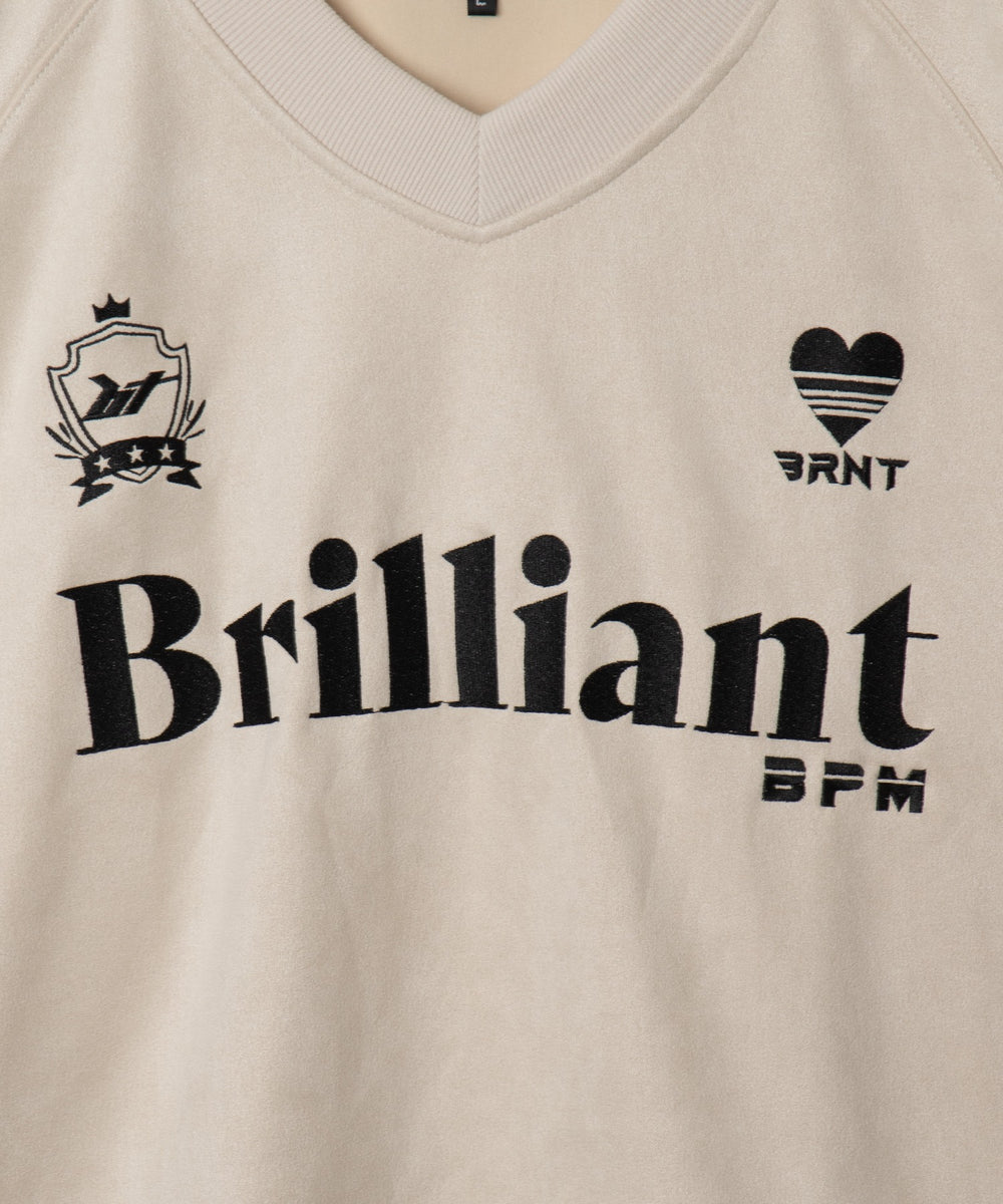 フェイクスウェードグラフィックプルオーバー