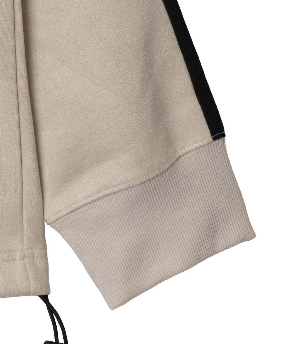 フェイクスウェードグラフィックプルオーバー