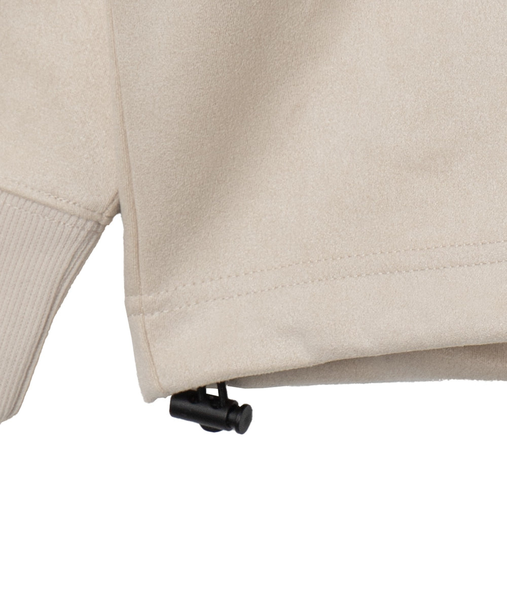 フェイクスウェードグラフィックプルオーバー