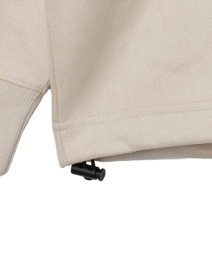 フェイクスウェードグラフィックプルオーバー