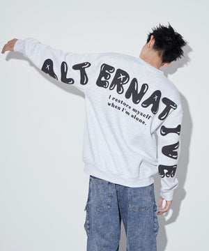 アッシュグレー　モデル：180㎝　L着用