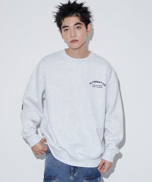 アッシュグレー　モデル：180㎝　L着用