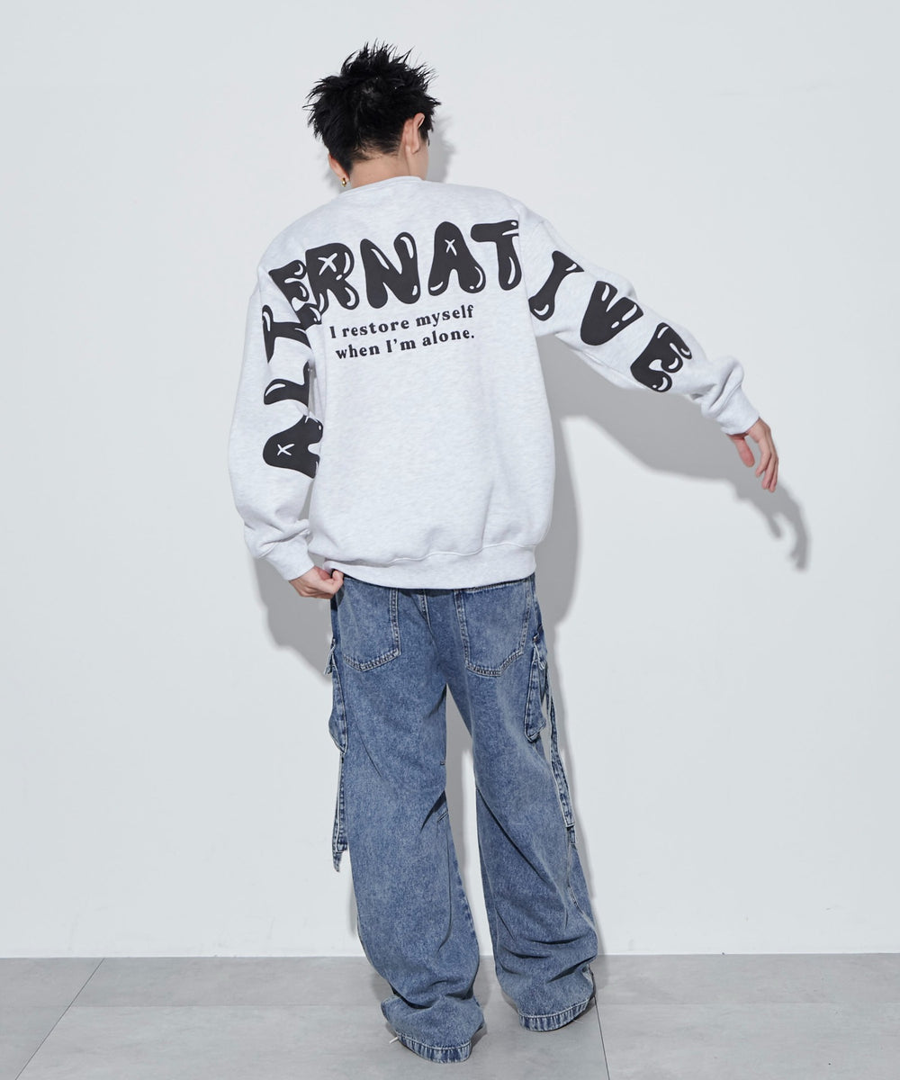 アッシュグレー　モデル：180㎝　L着用