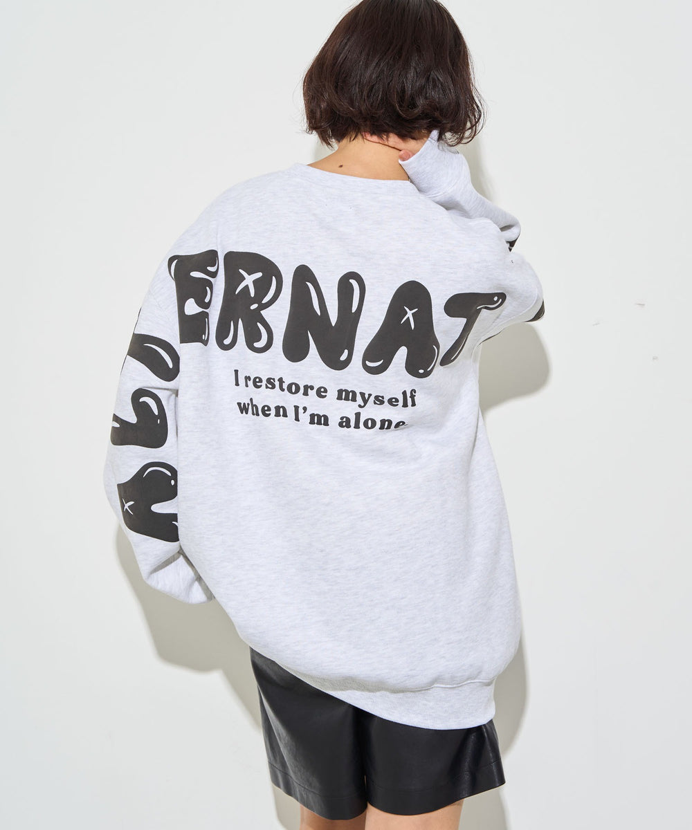 アッシュグレー　モデル:160cm L着用