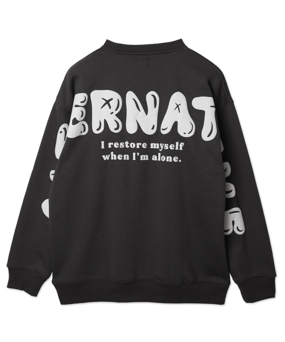 ストレートラインロゴグラフィックプルオーバー