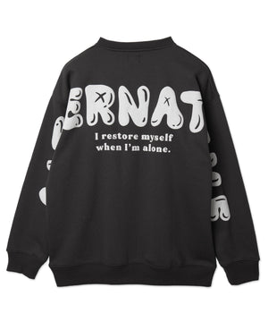 ストレートラインロゴグラフィックプルオーバー