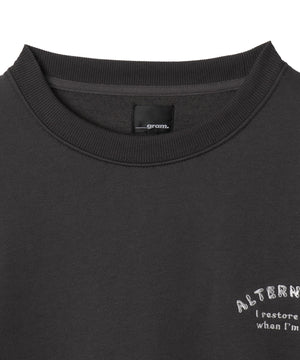 ストレートラインロゴグラフィックプルオーバー