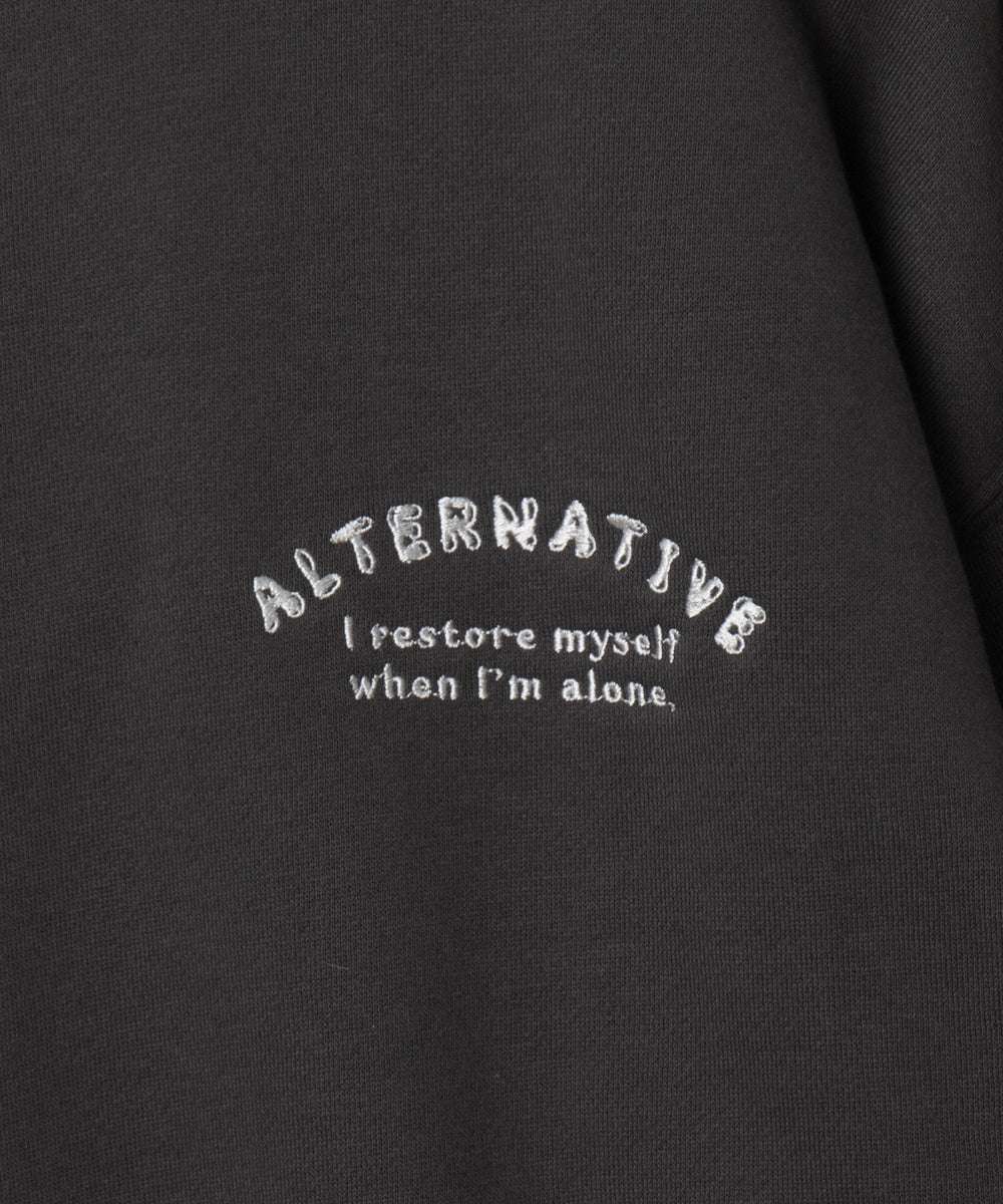 ストレートラインロゴグラフィックプルオーバー