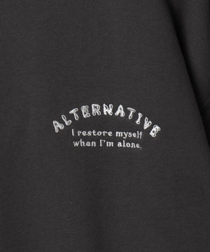 ストレートラインロゴグラフィックプルオーバー