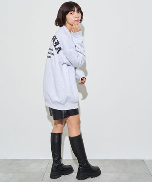 アッシュグレー　モデル:160cm L着用