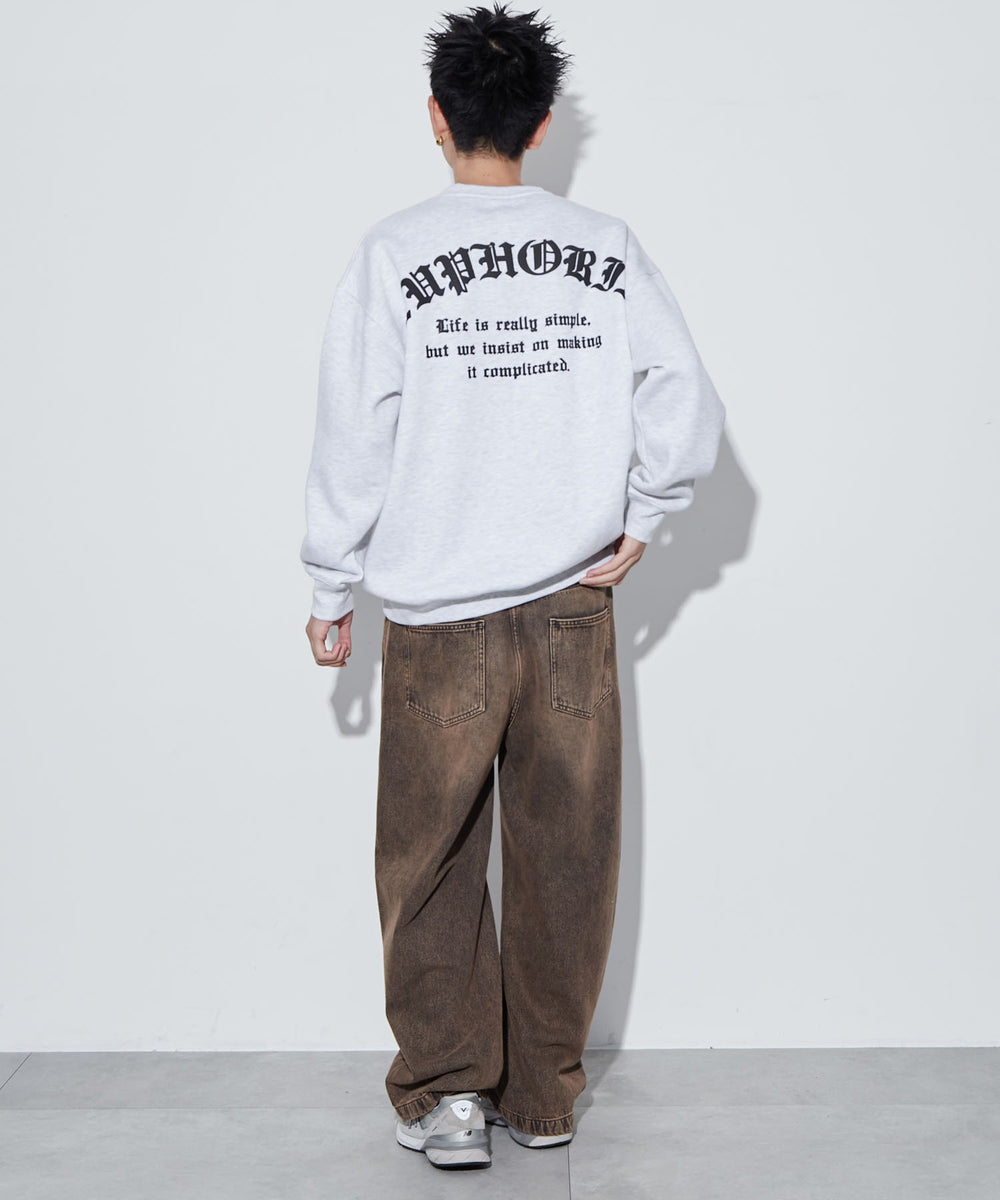 アッシュグレー　モデル:180cm L着用