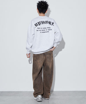 アッシュグレー　モデル:180cm L着用