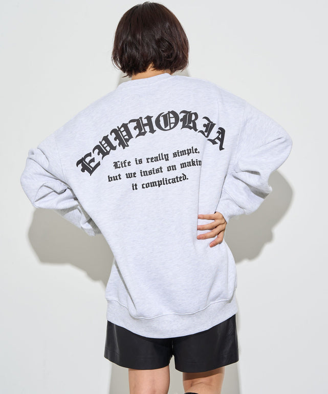 アッシュグレー　モデル:160cm L着用