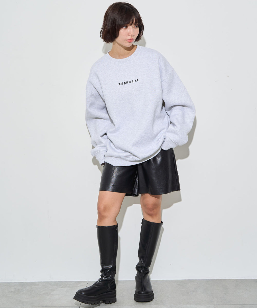 アッシュグレー　モデル:160cm L着用