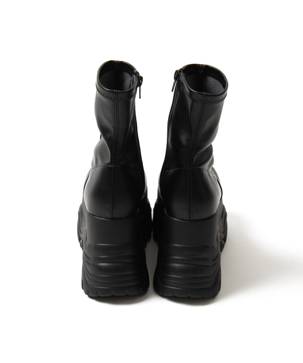 厚底ボリュームスニーカーソールショートブーツ