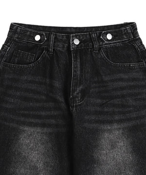 パラシュートデニムパンツ