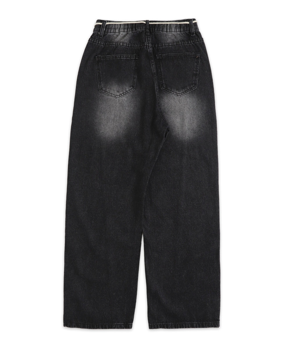 スウィッチングデニムパンツ