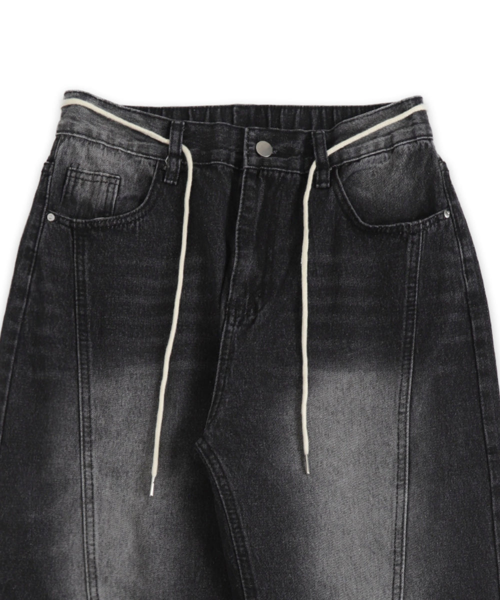 スウィッチングデニムパンツ