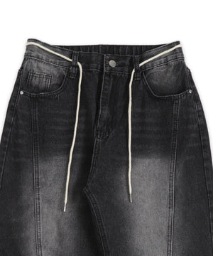 スウィッチングデニムパンツ