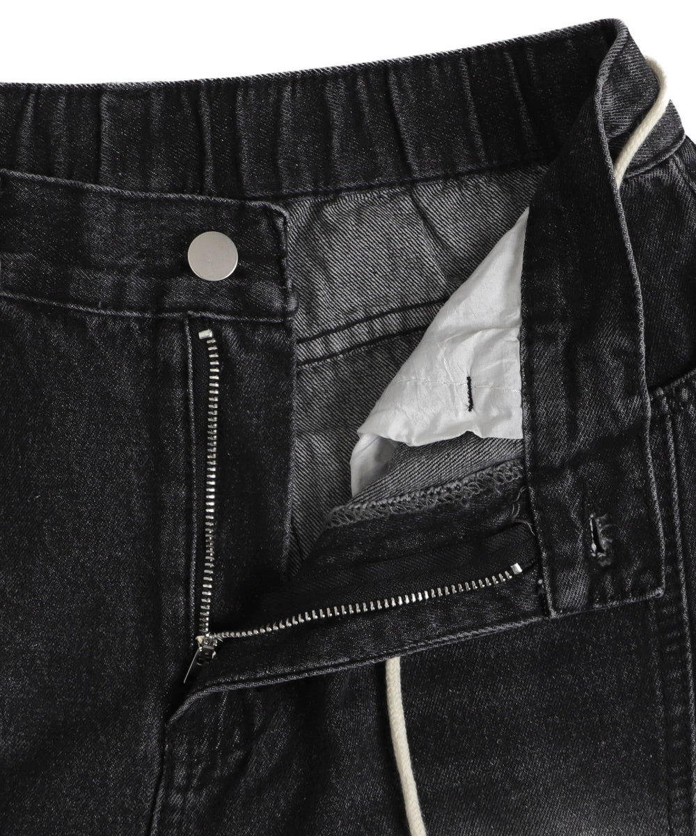 スウィッチングデニムパンツ