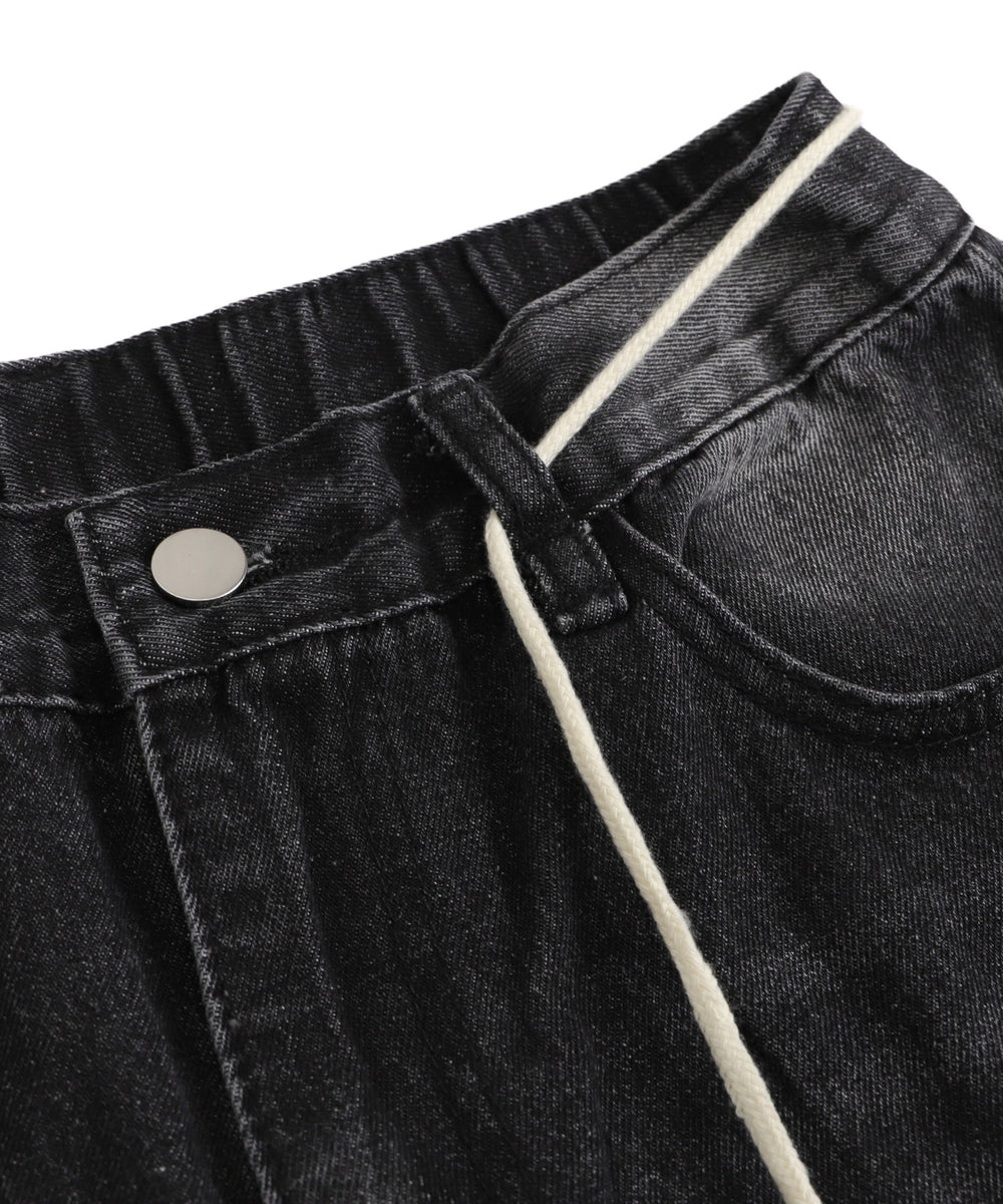 スウィッチングデニムパンツ