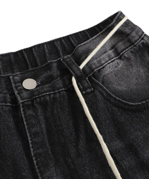 スウィッチングデニムパンツ