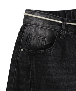 スウィッチングデニムパンツ