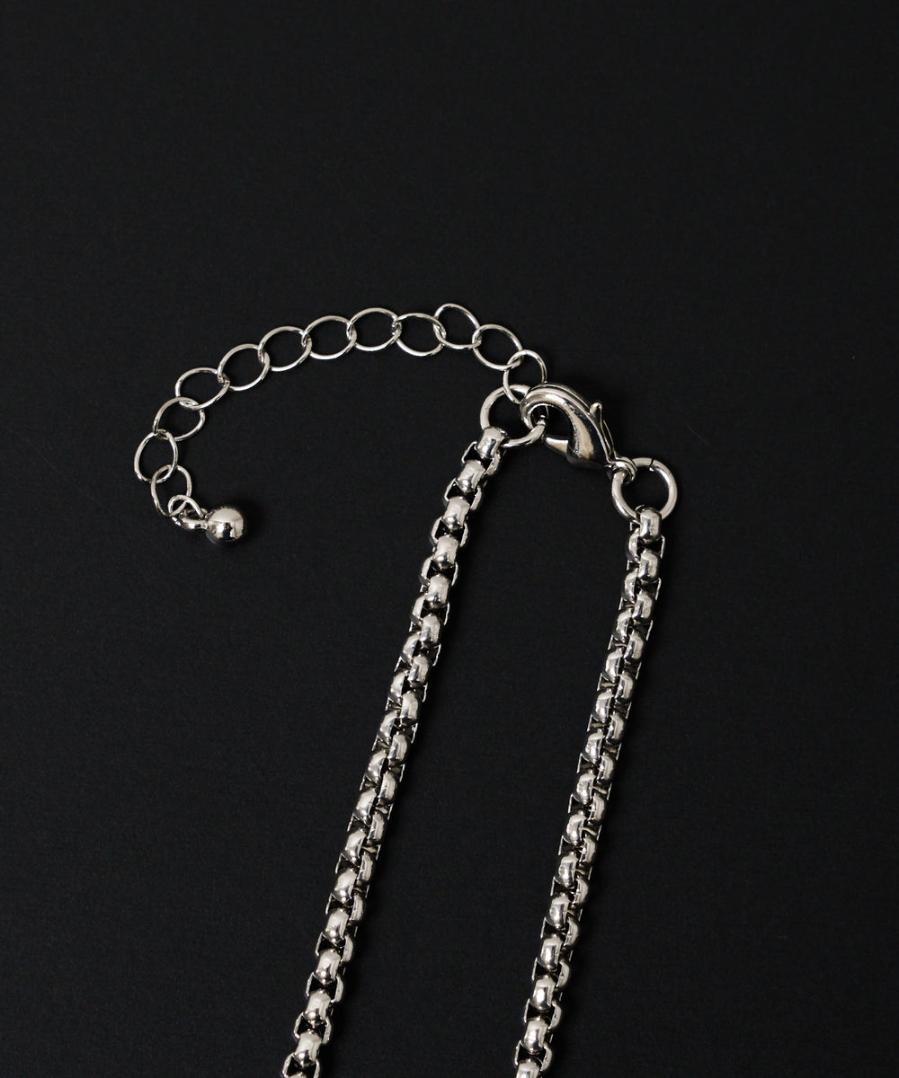 Mスネークチェーンモチーフネックレス