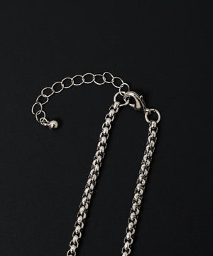 Mスネークチェーンモチーフネックレス