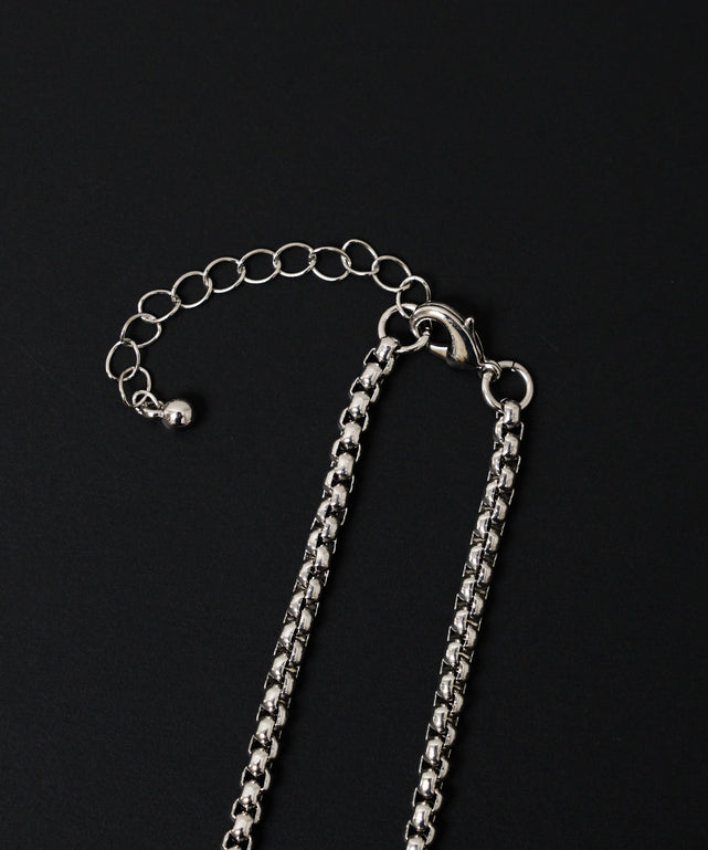 Mスネークチェーンモチーフネックレス