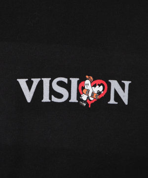 VISIONゴーストグラフィックプルパーカー