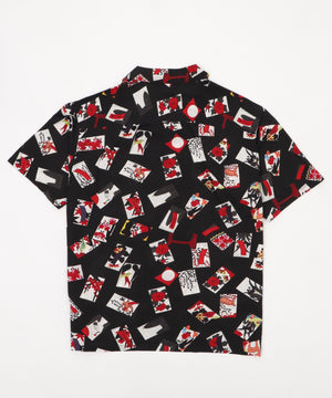 和柄レーヨンシャツ（SS）