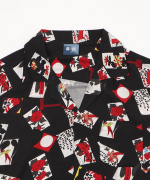 和柄レーヨンシャツ（SS）