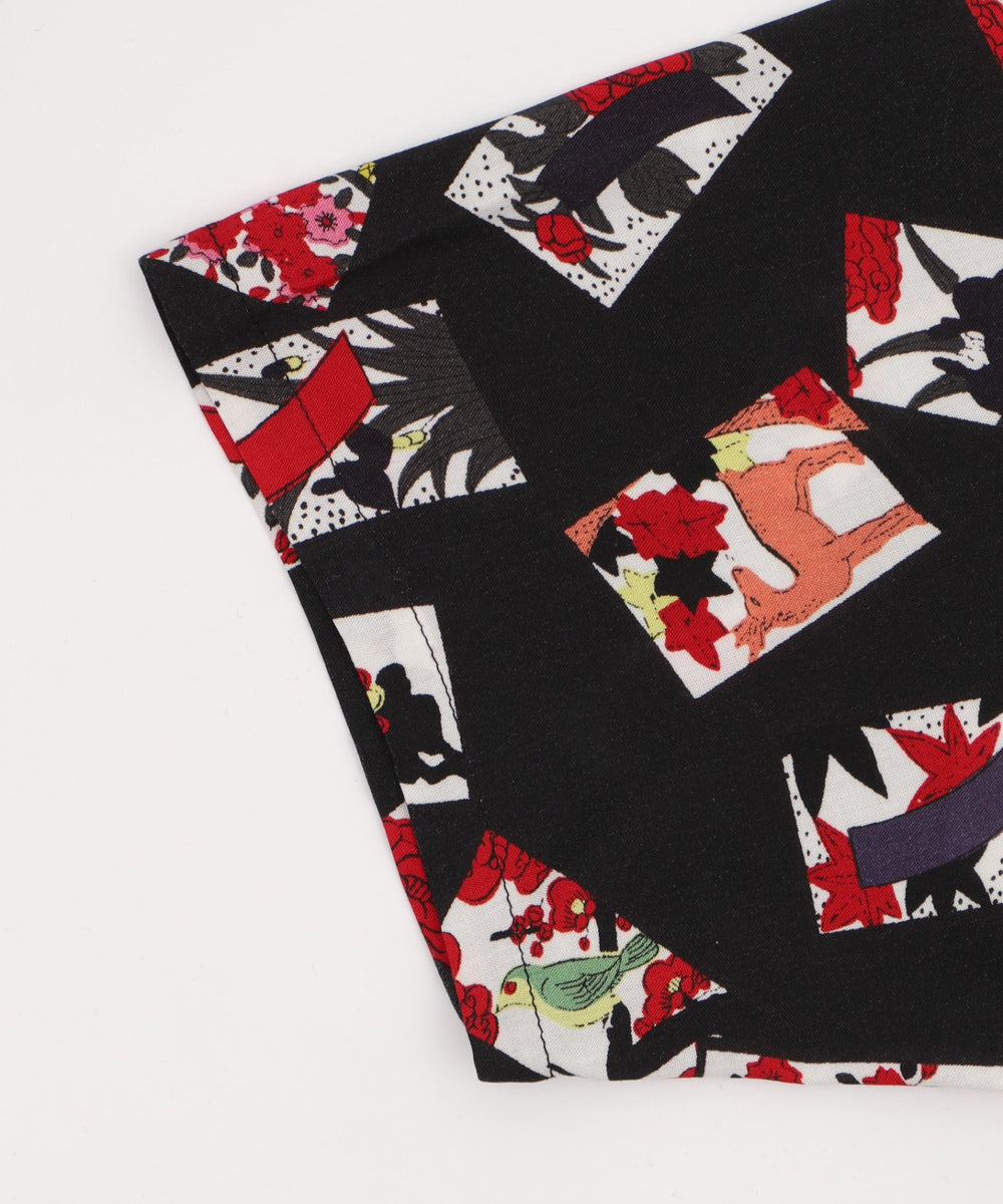 和柄レーヨンシャツ（SS）