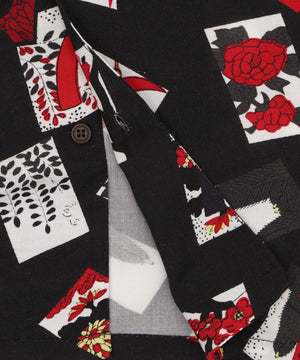 和柄レーヨンシャツ（SS）