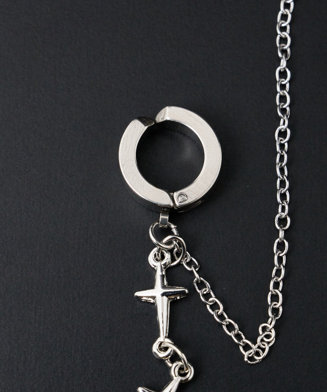 Ｍカフデザインイヤリング