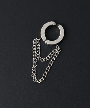 Ｍステンレスフープカフイヤリング