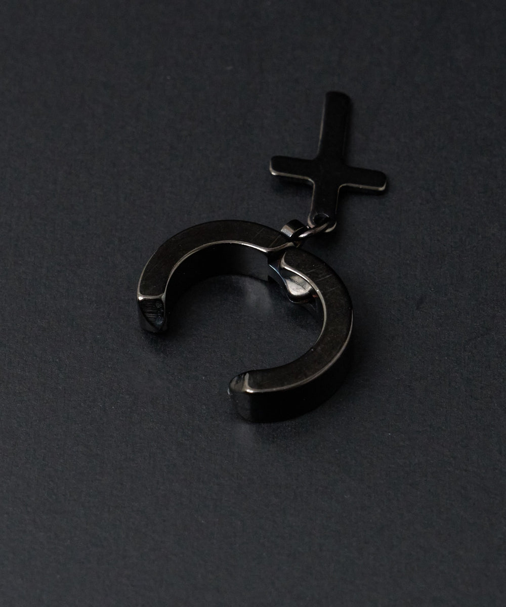 Ｍステンレスフープカフイヤリング