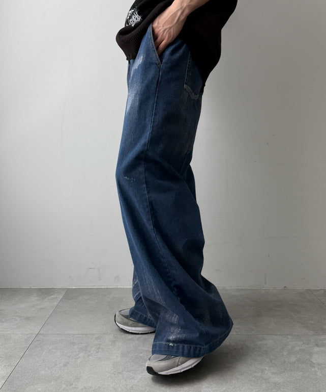 デニム中濃加工 モデル：171cm L着用