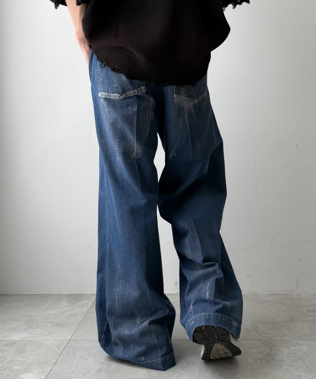 デニム中濃加工 モデル：171cm L着用