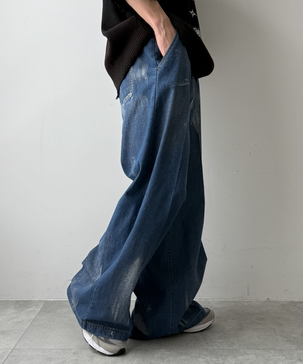 デニム中濃加工 モデル：171cm L着用